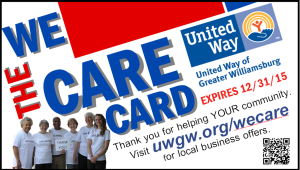 We care card image