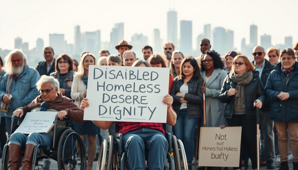 advocacy for disabled homeless rights